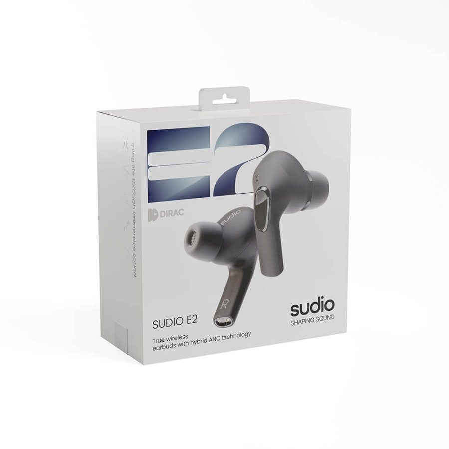 SUDIO Headphone In-Ear E2 True Wireless ANC Black #2