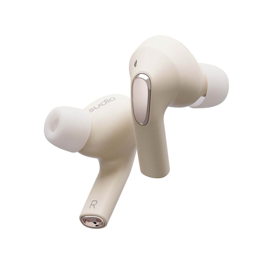 SUDIO Headphone In-Ear E2 True Wireless ANC Chalk #1