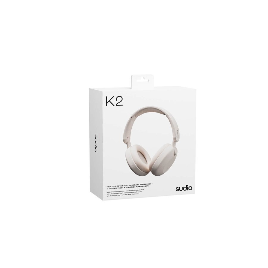 SUDIO Headphone K2 Wireless ANC Over-Ear White #2