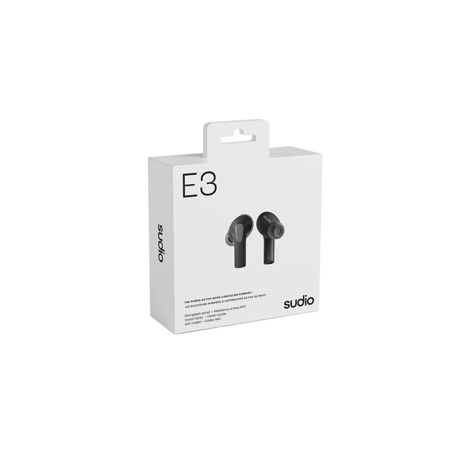 SUDIO Headphone E3 True Wireless ANC Black #2