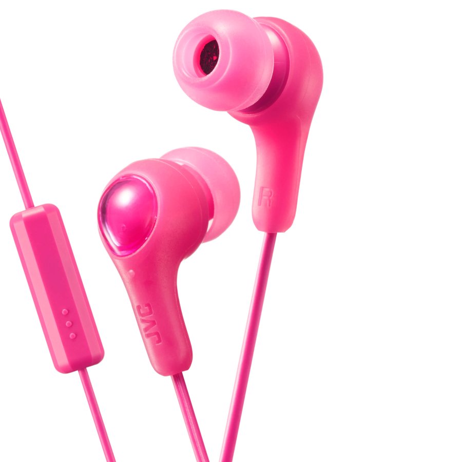 JVC Hovedtelefon In-Ear FX7M Gumy Plus Rosa Mic #1