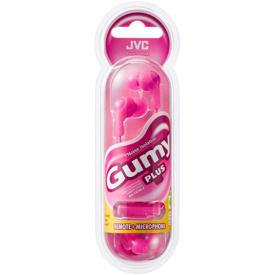 JVC Hovedtelefon In-Ear FX7M Gumy Plus Rosa Mic #2