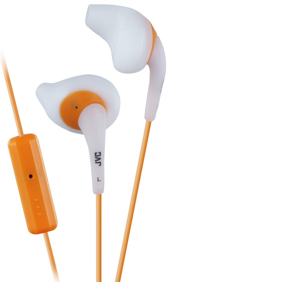 JVC Hovedtelefon In-Ear ENR10 Gumy Sport Hvid Mic #1