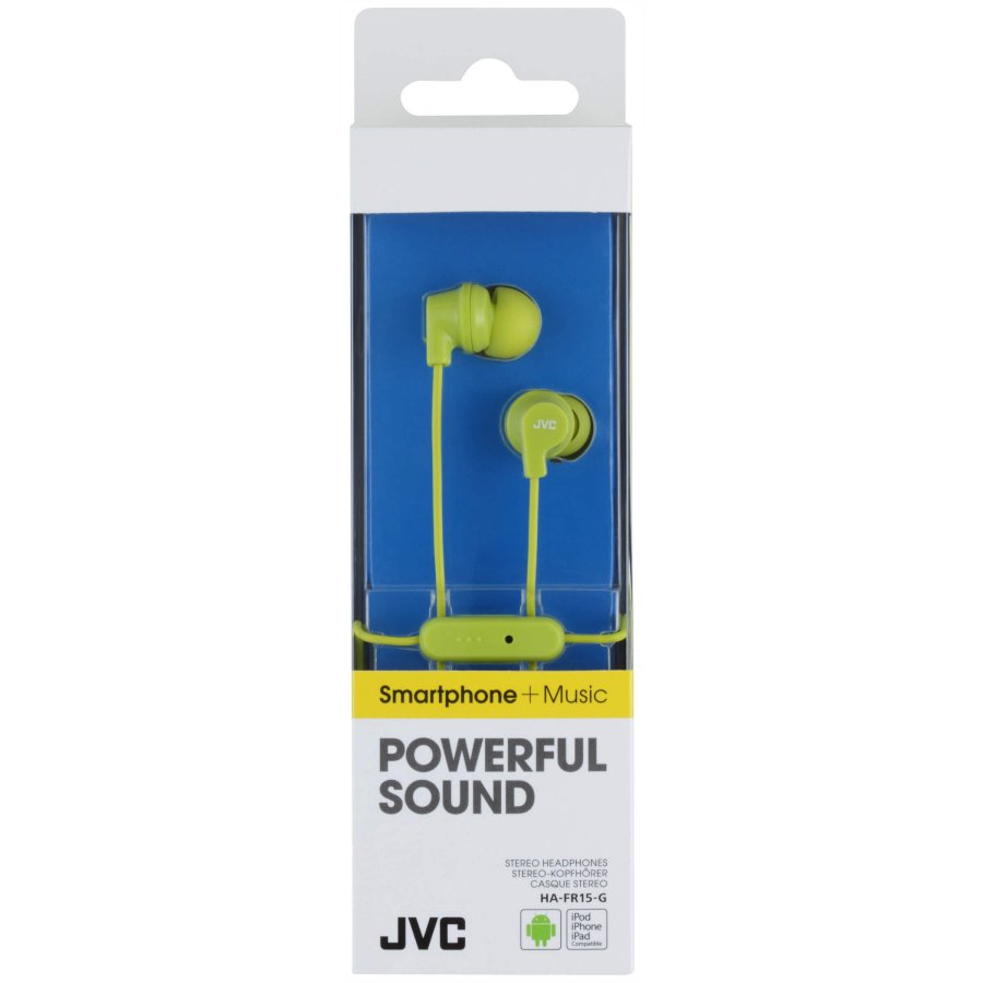 JVC Hovedtelefon In-Ear FR15 Grn Mic #2