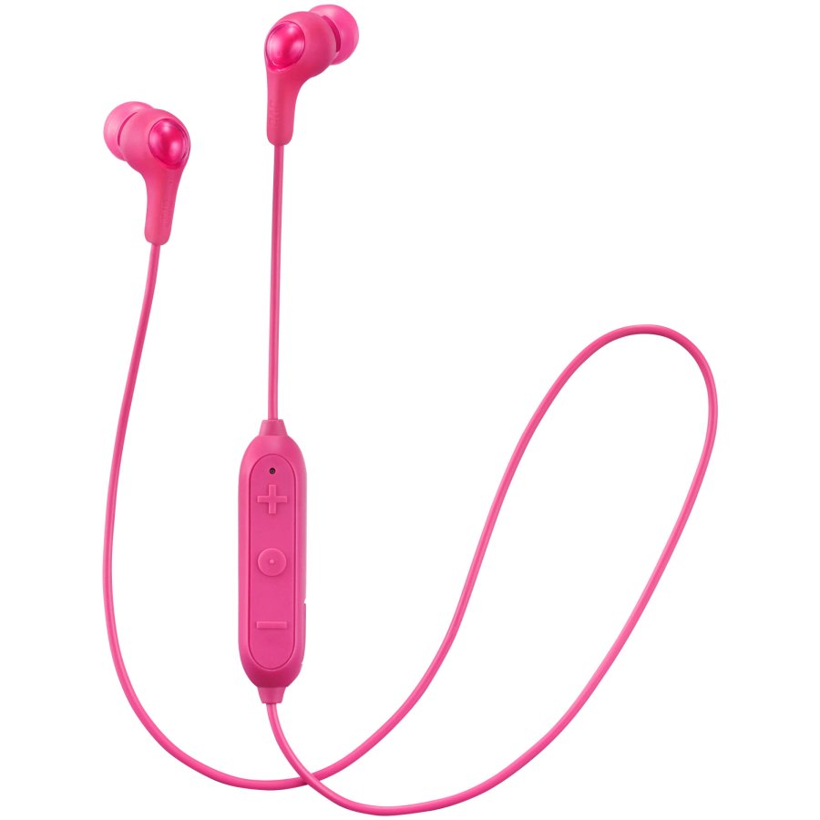 JVC Hovedtelefon In-Ear FX9BT Gumy Trdls Rosa Mic #1