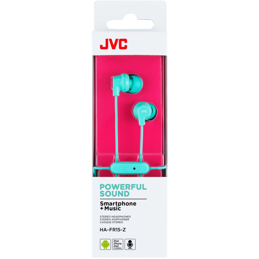JVC Hovedtelefon In-Ear FR15 Mintbl Mic #2