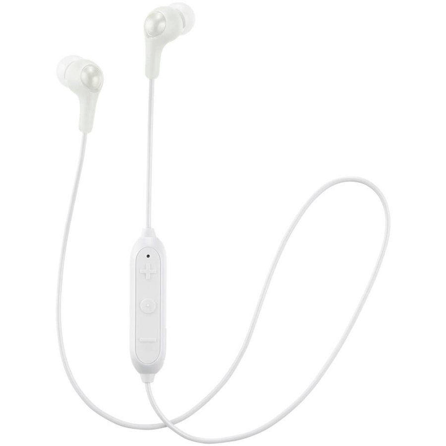 JVC Hovedtelefon In-Ear FX9BT Gumy Trdls Hvid Mic #1
