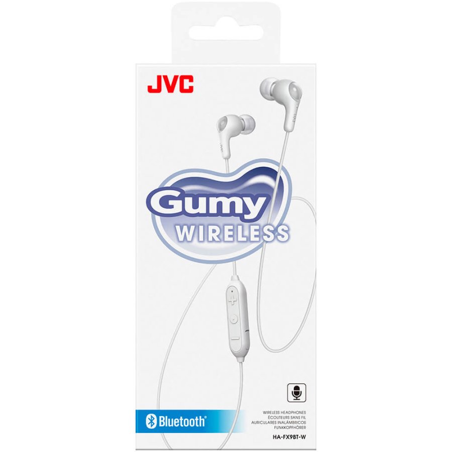 JVC Hovedtelefon In-Ear FX9BT Gumy Trdls Hvid Mic #2
