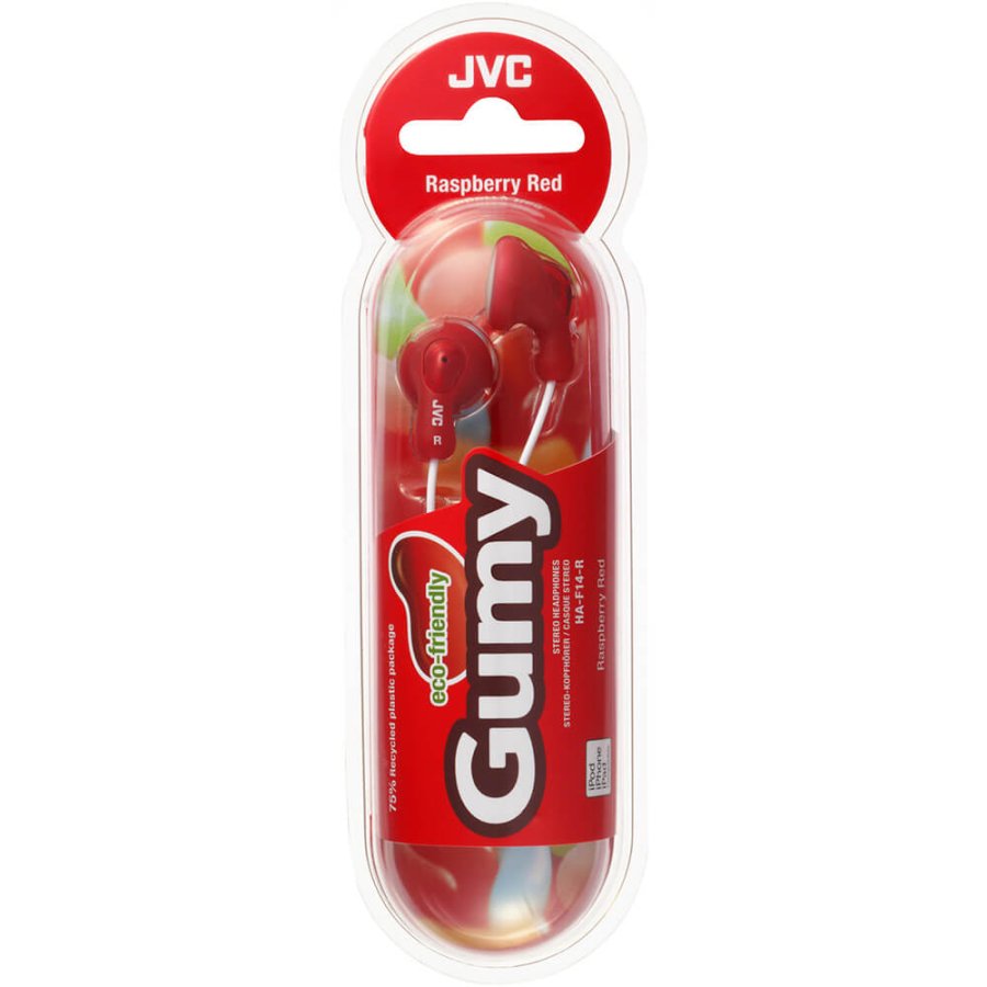 JVC Headphone F14 Gumy In-Ear Red #2