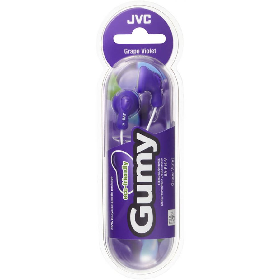 JVC Headphone F14 Gumy In-Ear Violet #2