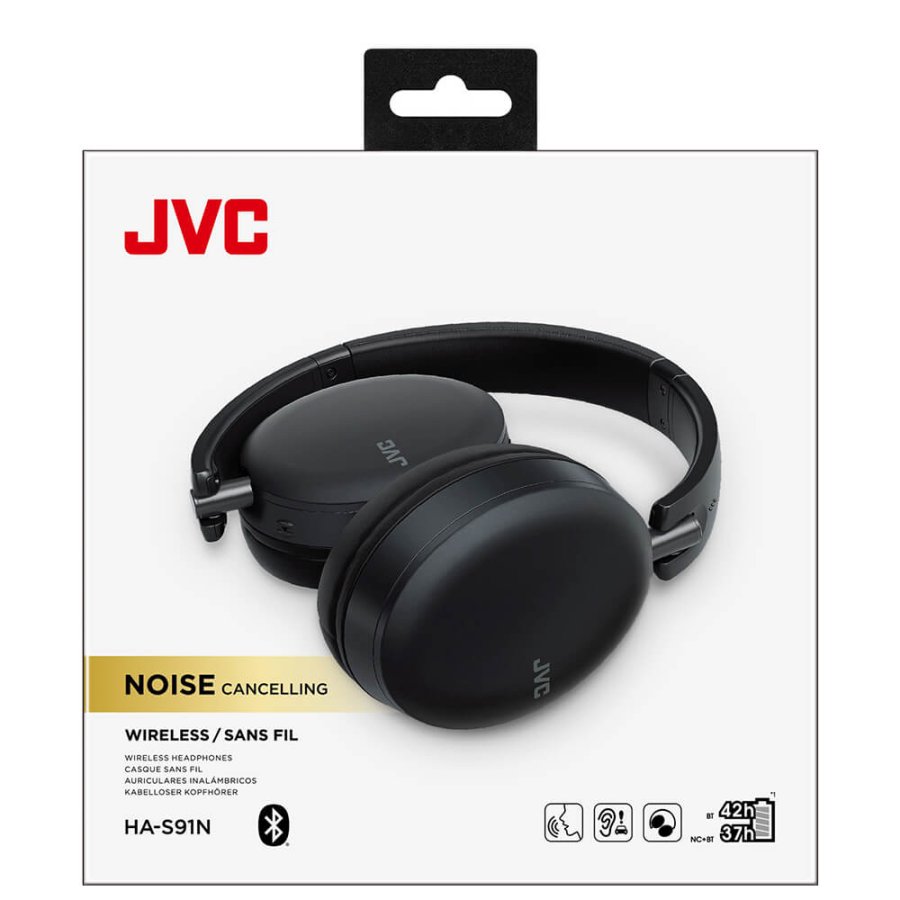 JVC Headphone Over-Ear Black ANC HA-S91N #2