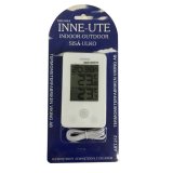 TERMOMETERFABRIKEN Digital Inde/Ude Termometer & Ur #2