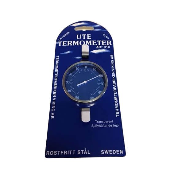 TERMOMETERFABRIKEN Thermometer In-/Outdoor Stainless Steel 75 mm #1