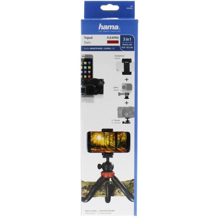 HAMA Bordstativ Kamera, Smartphone & GoPro FlexPro 27 cm Rd #2