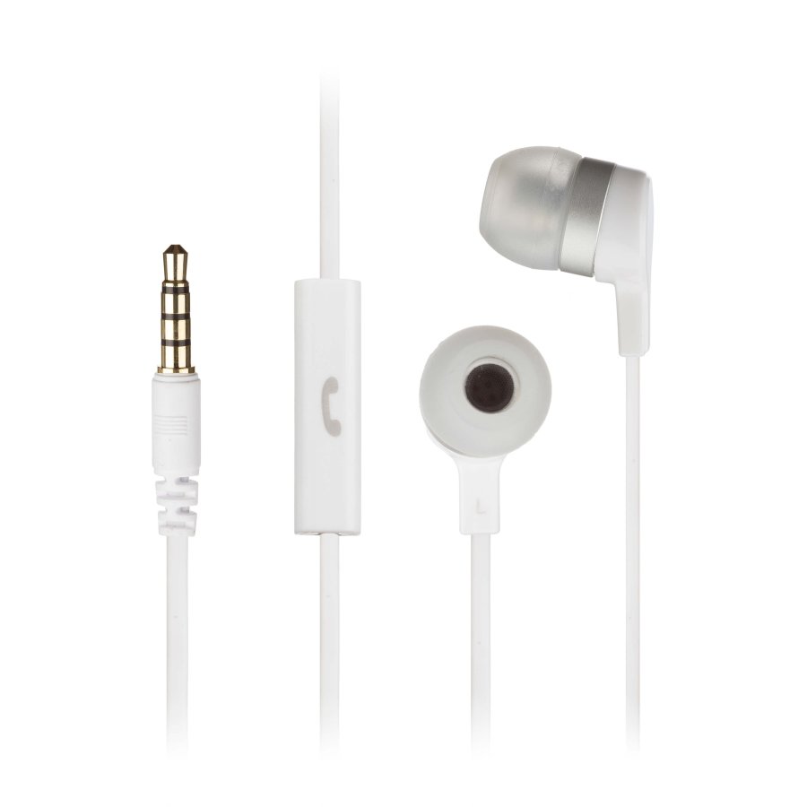 KITSOUND Hovedtelefon In-Ear Mini Hvid Mic #1