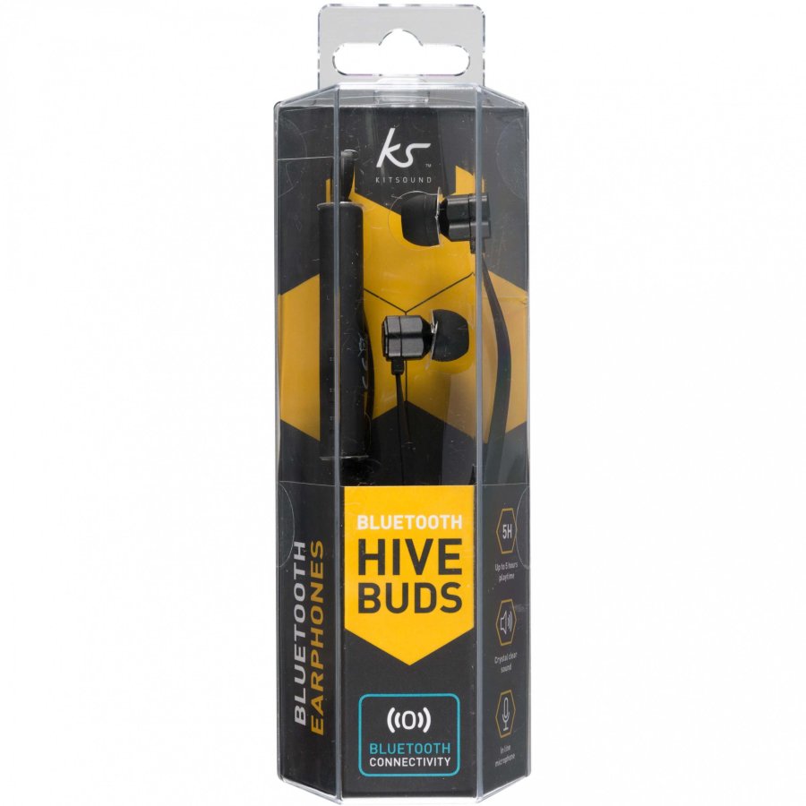 KITSOUND Hovedtelefon In-Ear Hive Trdls Sort Mic #2