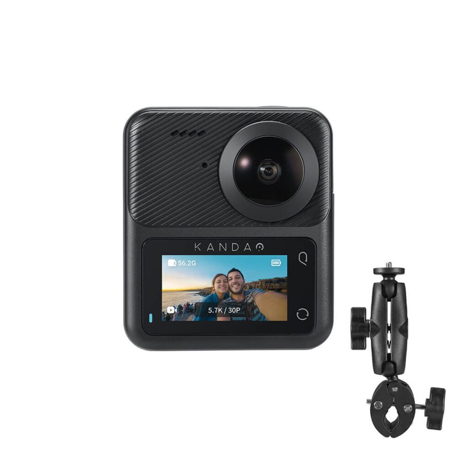 Kandao QooCam 3 360° Action Camera - Motorcycle Combo #1