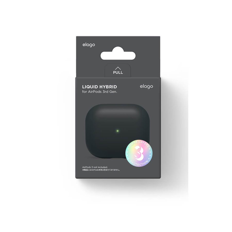 ELAGO AirPod 3 Liquid Hybrid Case Black #2