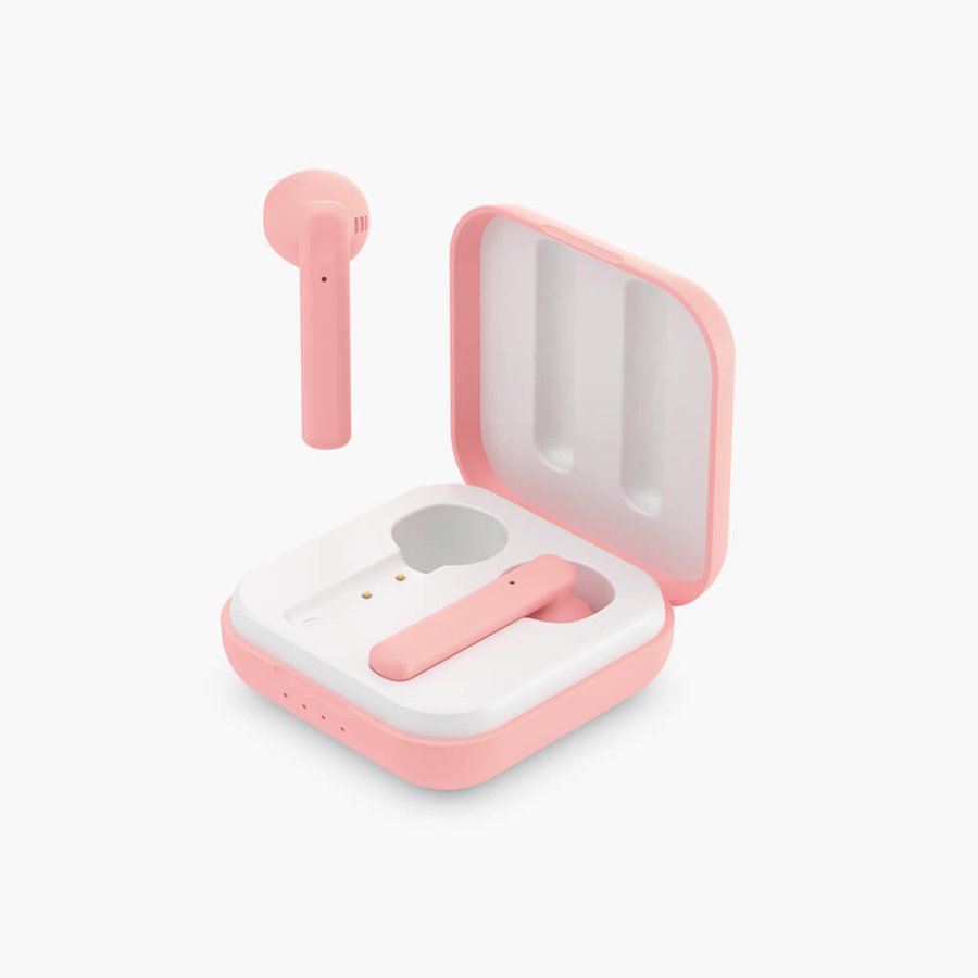 LEDWOOD Hovedtelefon Hubble TWS True Wireless In-Ear Rosa Mic #1