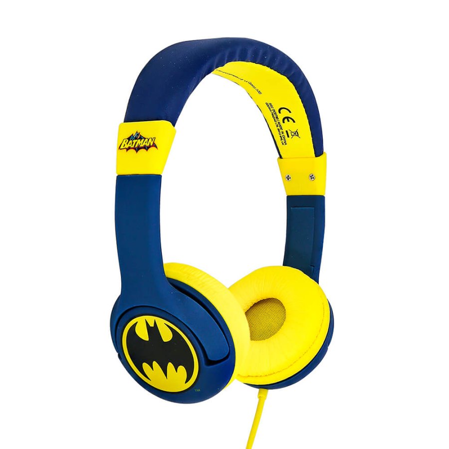 BATMAN Headphone Wired On-Ear 85dB Batlogo #1