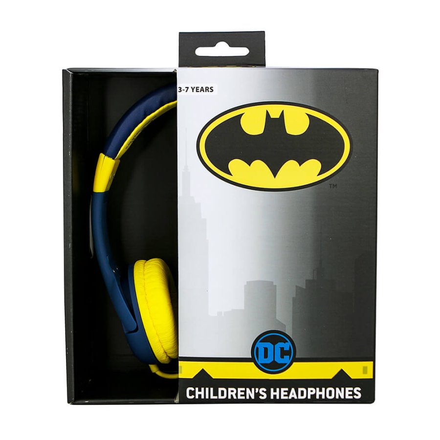 BATMAN Headphone Wired On-Ear 85dB Batlogo #2