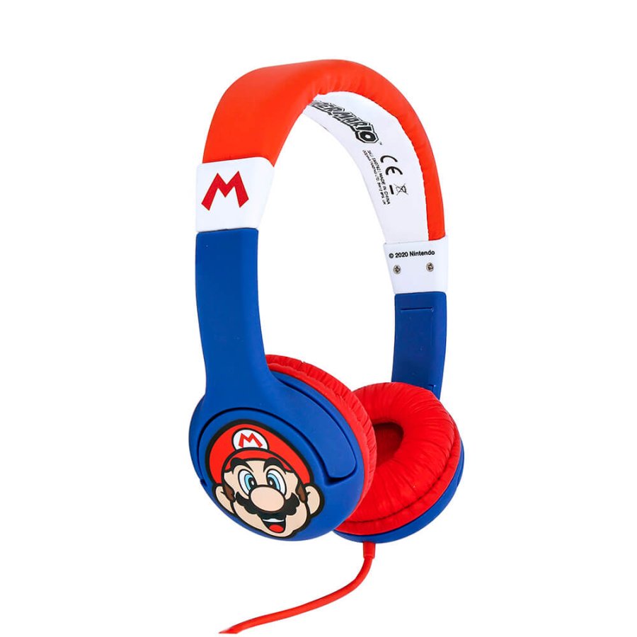 SUPER MARIO Headphone Wired On-Ear 85dB Mario #1