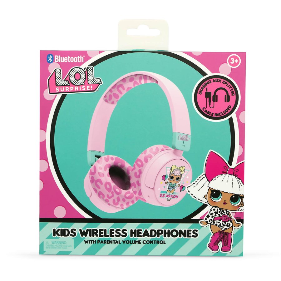LOL surprise Headphone On-Ear Wireless 85dB/95dB Sharing Aux #2