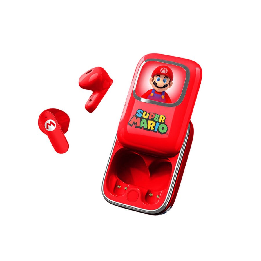 SUPER MARIO Red Headphone In-Ear TWS Slide With LED #1
