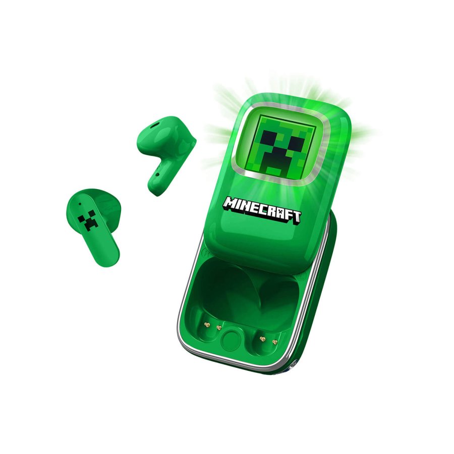 Minecraft Headphone Green In-Ear TWS Slide With LED #1