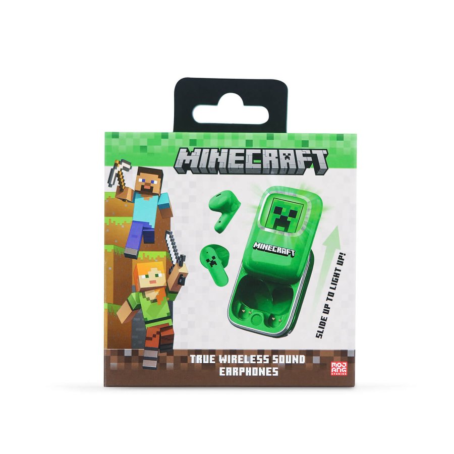 Minecraft Headphone Green In-Ear TWS Slide With LED #2