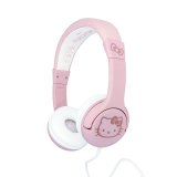 HELLO KITTY Headphones Wired On-Ear 85dB Rose #1