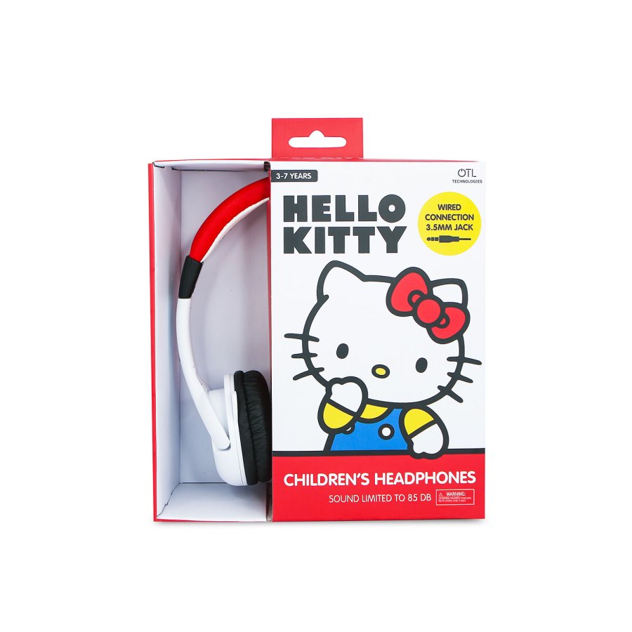 HELLO KITTY Headphones Wired On-Ear 85dB With Ears #2