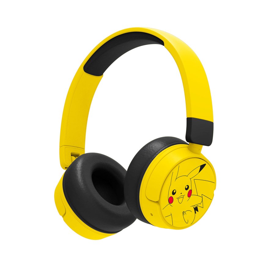 POKEMON Pikachu Headphone On-Ear Wireless 85dB/95dB Sharing Aux #1