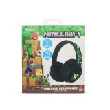 MINECRAFT Headphone Over-Ear Wireless LED Light Sharing Aux #2