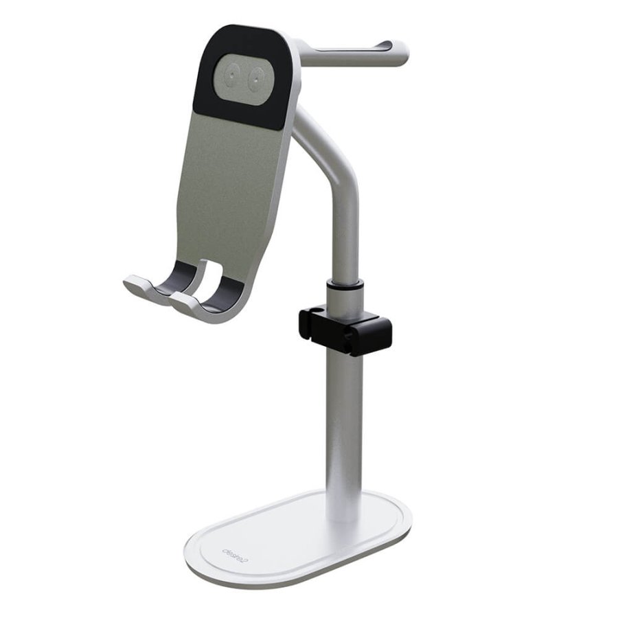DESIRE2 Headrest Pro Stand For headphone and phone silver #1
