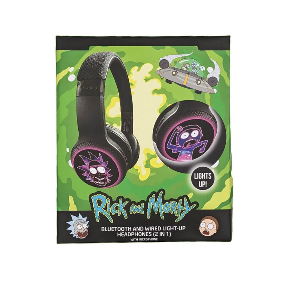 Rick & Morty Headphone Wireless LED On-Ear #2