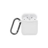 NORTH Airpods Beskyttelses Case Silikone Karabin Hvid #1