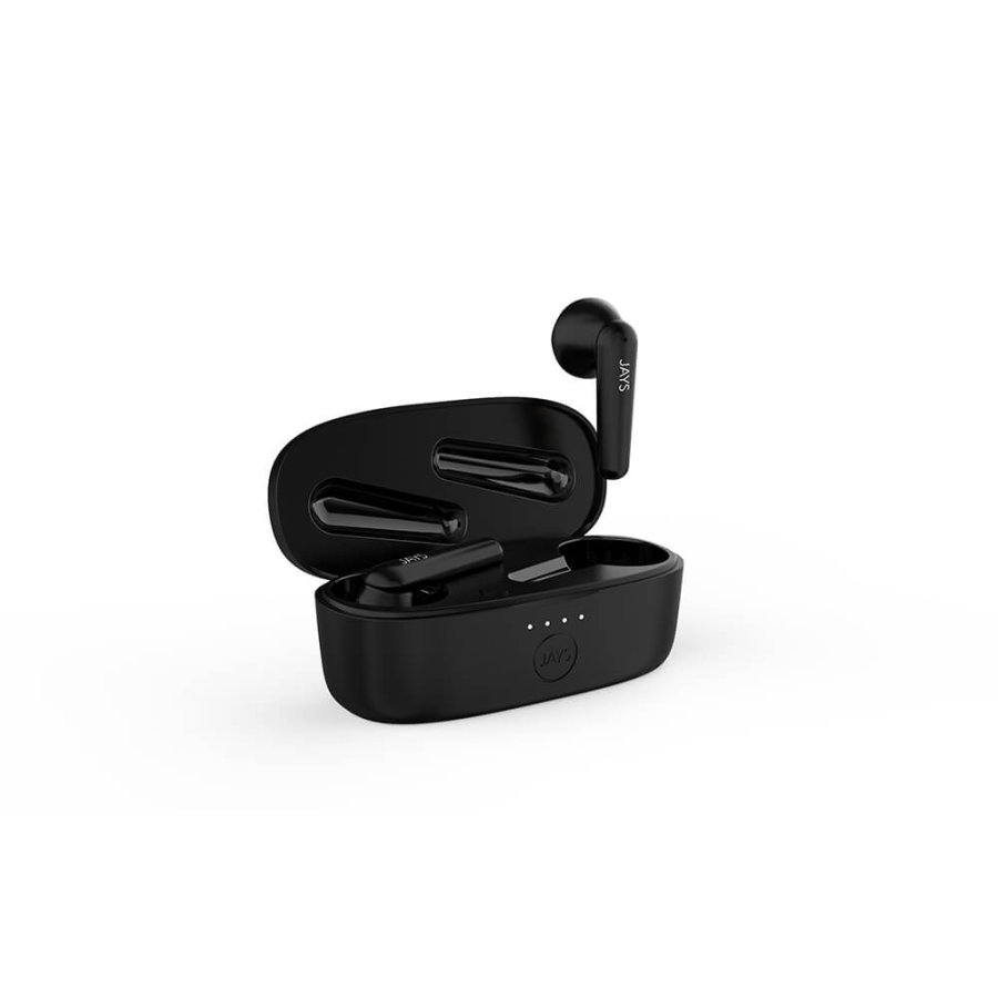 JAYS Headphone t-Six TWS True Wireless In-Ear Black #1