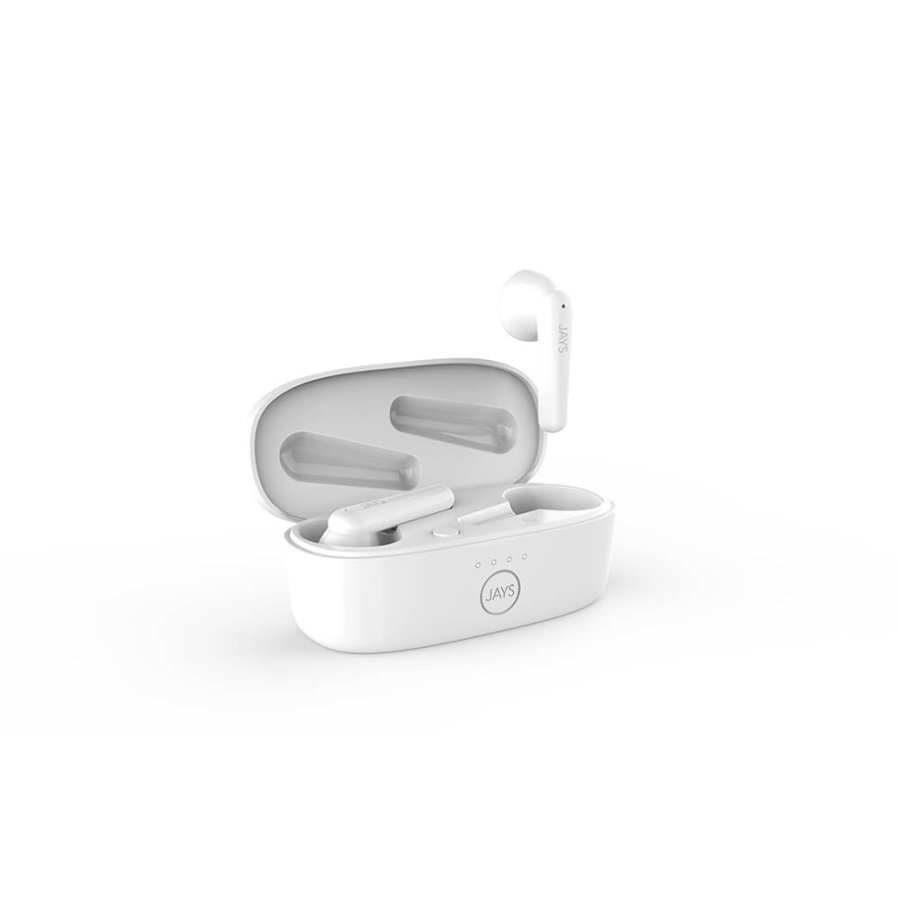 JAYS Headphone t-Six TWS True Wireless In-Ear White #1