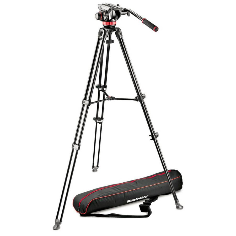 MANFROTTO Stativkit Aluminium VIDEO MVK502AM-1 MVT502AM, incl. Taske #1
