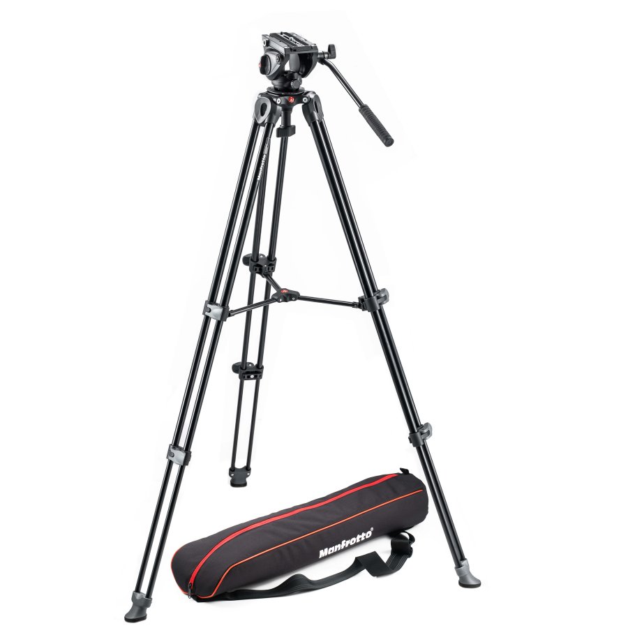 MANFROTTO Stativkit Aluminium VIDEO MVK500AM MVT502AM, incl. Taske #1
