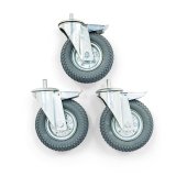 MANFROTTO Wheel Set 474 200mm W/Brakes #1