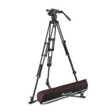 MANFROTTO Stativkit Video Nitrotech 608 + Alu Twin GS Gulvspreder #1