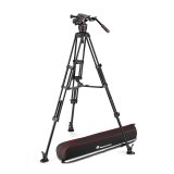MANFROTTO Stativkit Video Nitrotech 608 + Alu Twin MS Midterspreder #1
