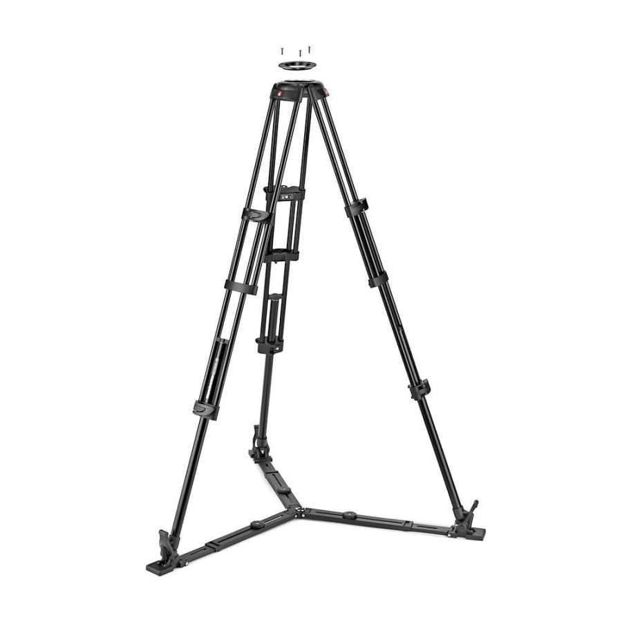 MANFROTTO Stativ Video Alu Twin GS Gulvspreder 100/75mm Skl #1