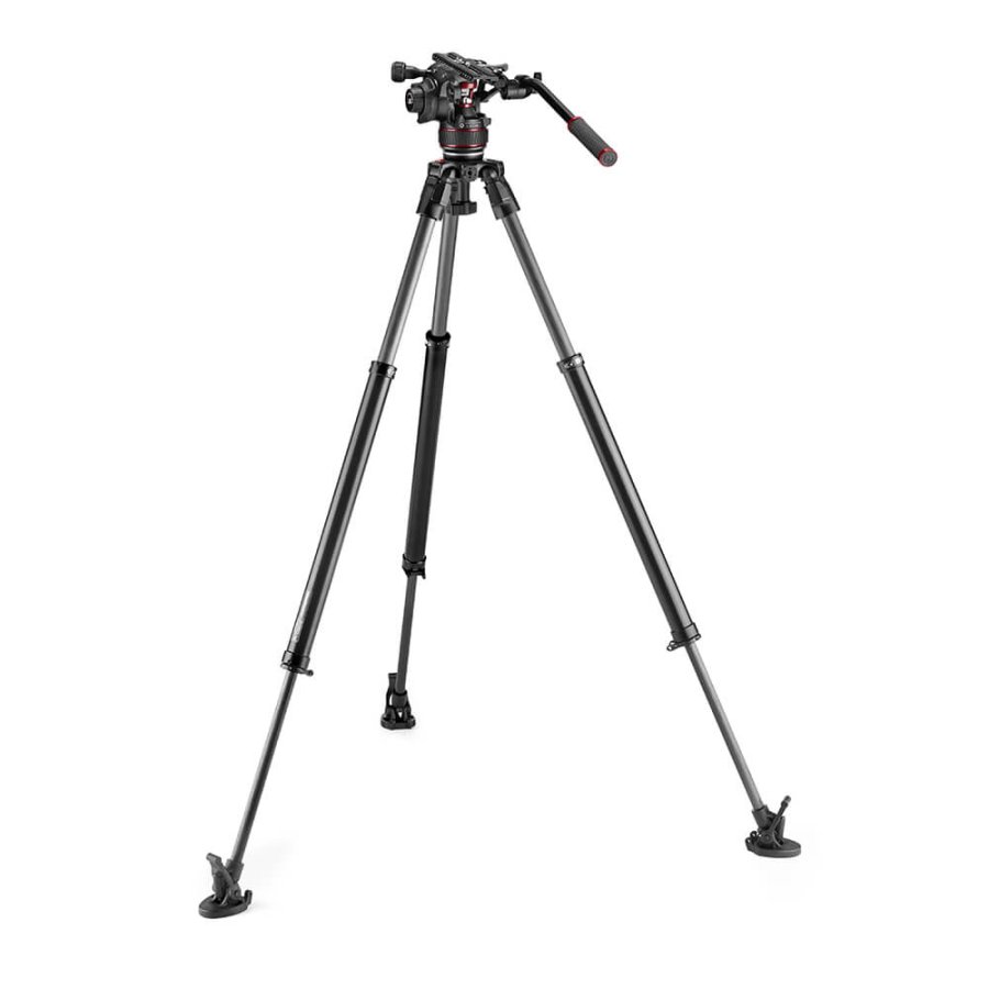 MANFROTTO Stativkit Video Nitrotech 612 + 635 Fast Kulfiber #1