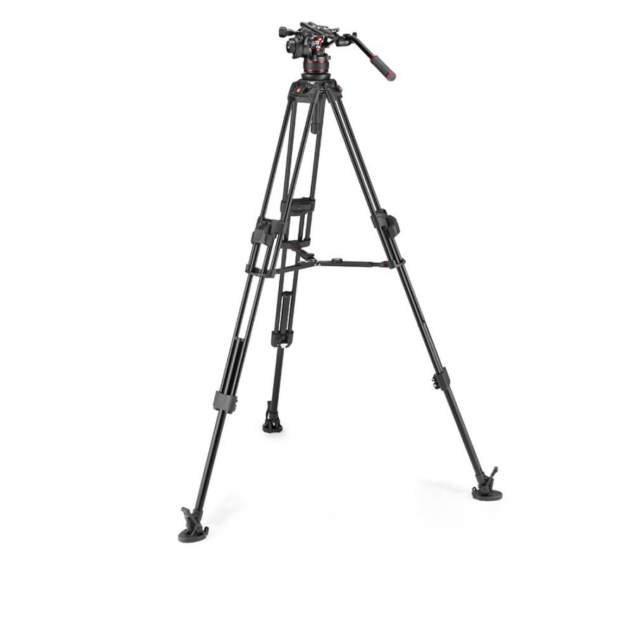 MANFROTTO Stativkit Video Nitrotech 612 + 645 Fast Twin MS Aluminium #1