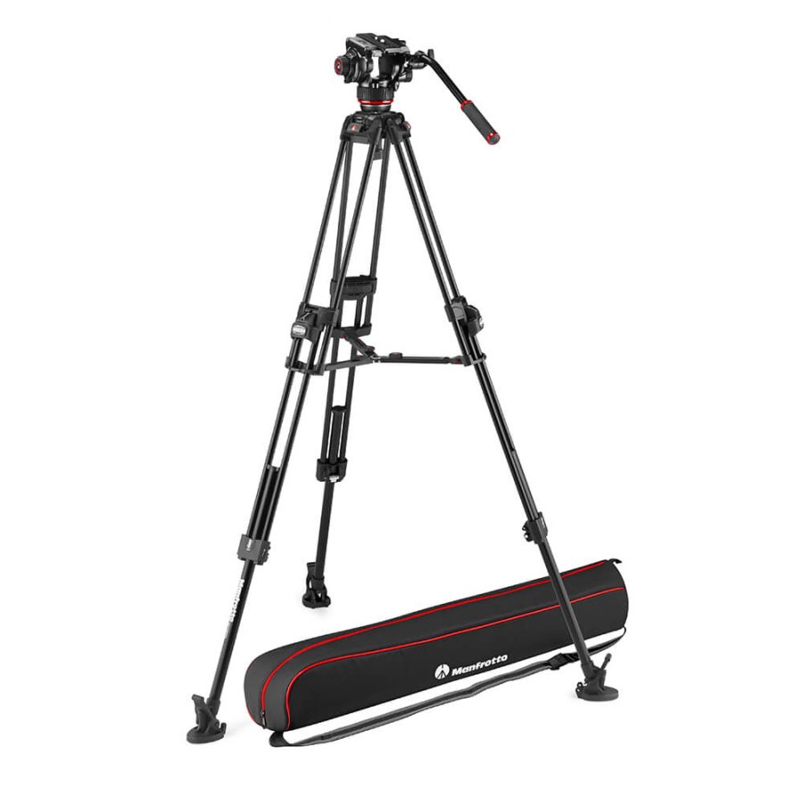 MANFROTTO Videostativkit 504X + 645 Fast Twin Aluminium #1