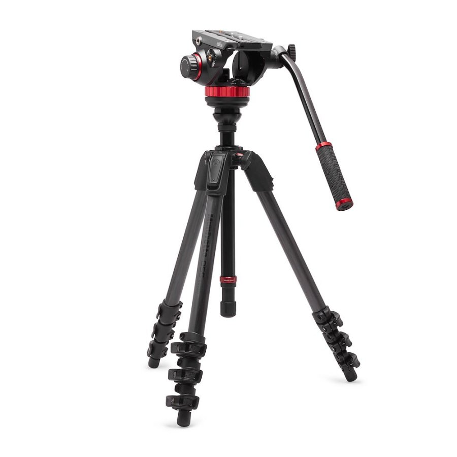 MANFROTTO Tripod Kit Video MVH502AH + MT055CXPRO4 #1
