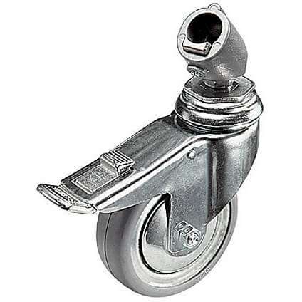 MANFROTTO Hjulst 100mm/22mm m/Bremse 110G #1